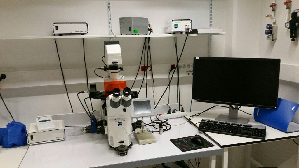 Microscope widefield apotome inverted Research Institut Pasteur